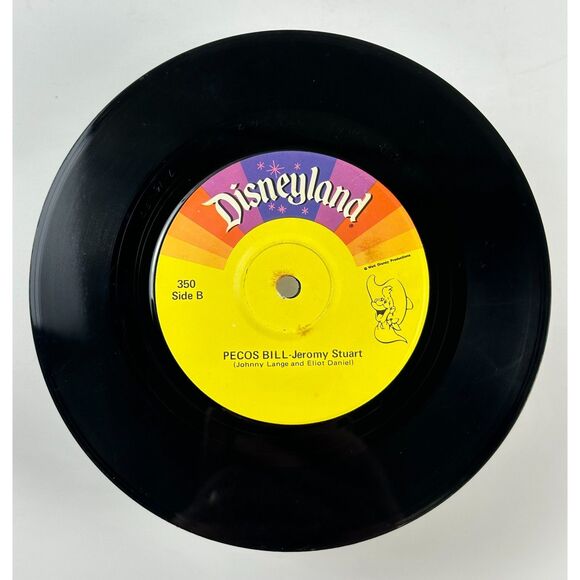 Walt Disney Story of Pecos Bill Book & Record 33 1/3 Long Play Disneyland Vinyl - Picture 4 of 10
